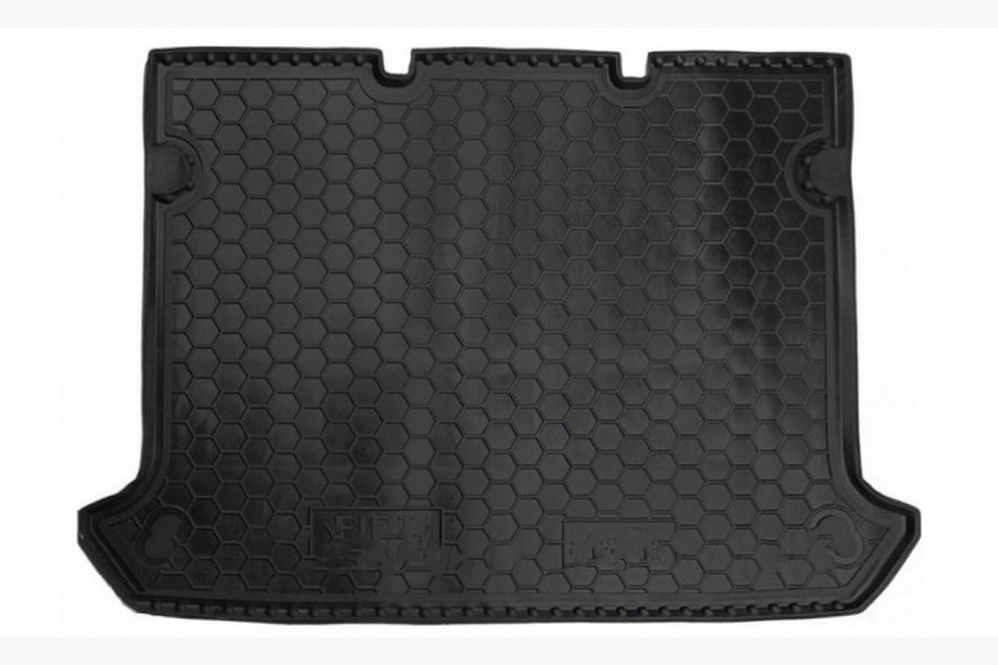 Fiat Doblo I 2001–2005 Kofferbakmat zonder net, korte wielbasis, 5 zitplaatsen (Autogumm, kunststof) Image