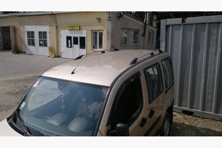 Fiat Doblo I 2005–2010 Chromen dakrails Foto 13
