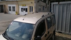 Fiat Doblo I 2001–2005 Chromen dakrails Kunststof voetjes foto 10