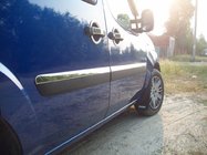 Fiat Doblo I 2005–2010 Deurstrips smal model (4 stuks, RVS) OmsaLine - Italiaans roestvrij staal foto 2