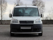 Fiat Doblo I 2005–2010 Voorbeschermbeugel ST008 (2 stuks, RVS) 60 mm foto 1