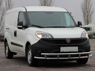 Fiat Doblo II 2010–2022 Frontbeschermer ST016-3 (RVS) 42/42 mm foto 1