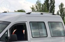 Citroen Jumpy 1996–2007 Chroom dakrails Korte wielbasis, kunststof poten foto 2