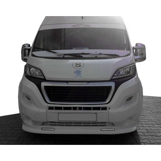 Voorbumper lip spoiler 2014↗︎ (smal met LED, spuitklaar) Fiat Ducato 2006–2025 foto 1