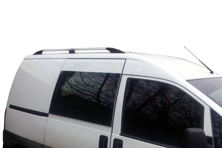 Citroen Jumpy 1996–2007 Chroom dakrails Korte wielbasis, kunststof poten Image