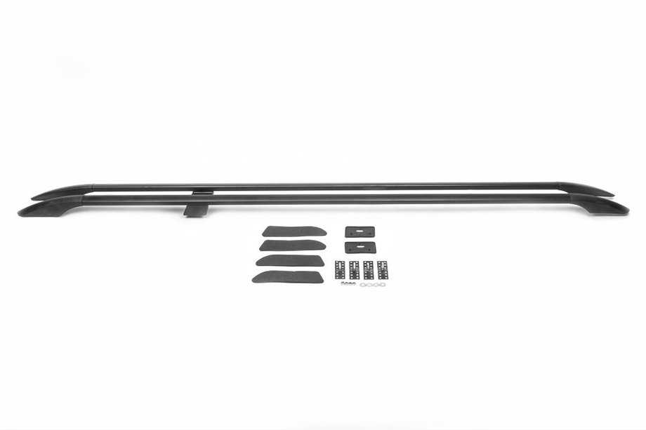 Hyundai H300, H1, Starex 2008–2020 Zwarte dakrails Zwarte dakrails (metalen voeten) Foto 2