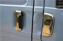 Volkswagen T4 Caravelle/Multivan 1990–2003 Deurhendelcovers (7-delige set, RVS) foto 2