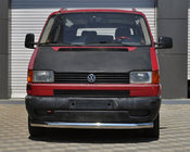Volkswagen T4 Transporter 1990–2003 Voorbumperbescherming ST008 (RVS) foto 1
