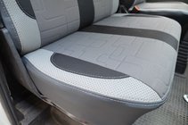Volkswagen T4 Caravelle/Multivan 1990–2003 Autostoelhoezen (kunstleer↗stof, Premium) Voorstoelen 2+1 foto 4