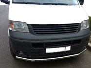 Volkswagen T5 Transporter 2003–2010 Enkele RVS voorbescherming 51 mm foto 2