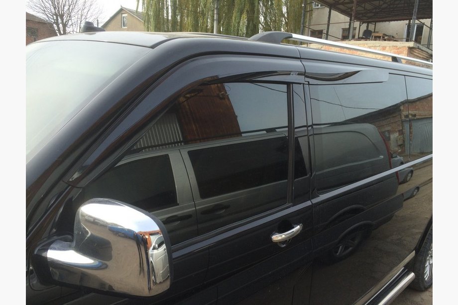 Volkswagen T5 Transporter 2003–2010 Raamdeflectoren (4 stuks, Sunplex Sport) Image