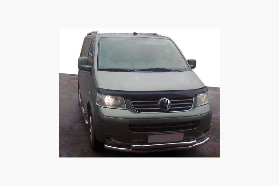 Volkswagen T5 Multivan 2003–2010 Dubbele RVS bullbar 60/48 mm Image