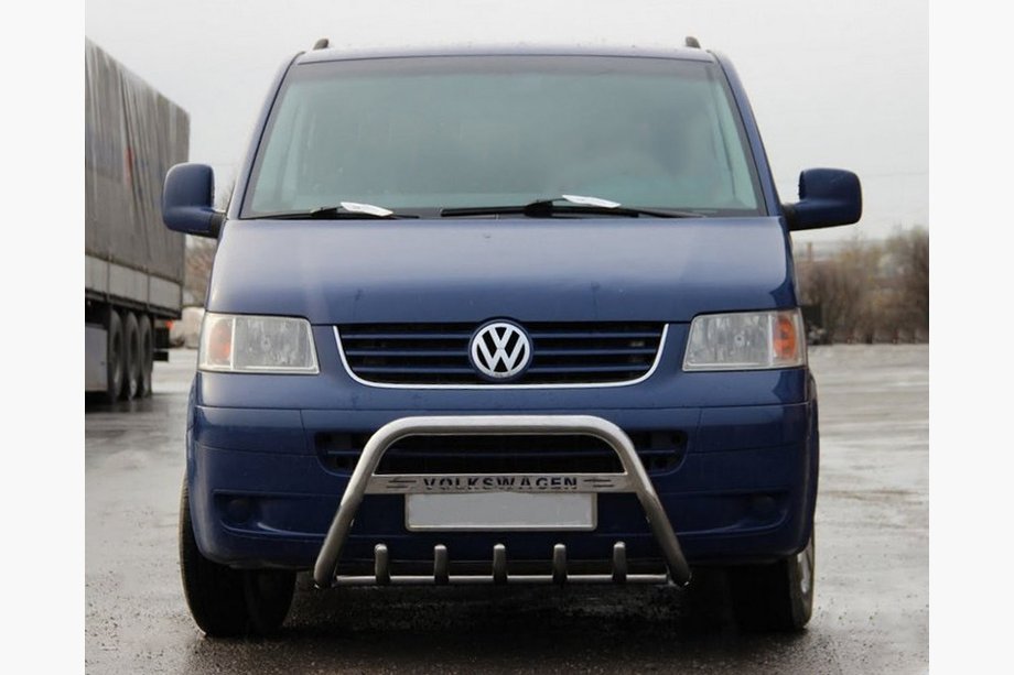 Volkswagen T5 Multivan 2003–2010 Bullbar WT003 (RVS) 51 mm, zonder opschrift Image