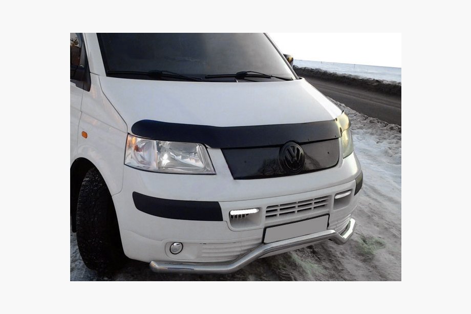 Volkswagen T5 Transporter 2003–2010 Bovenste winterafdekking voor de grille Foto 5