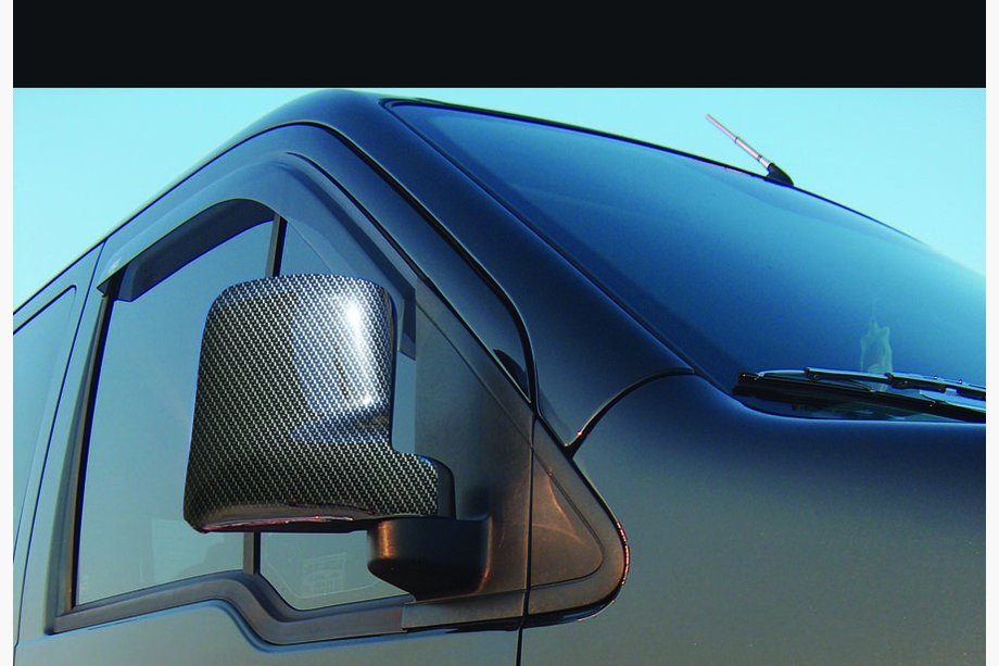 Ford Connect 2002–2006 Carbon spiegelkappen (2 st., kunststof) Image