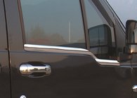 Ford Connect 2010–2013 Buiten raamomlijsting RVS (2-delig) Carmos - Turks staal foto 1