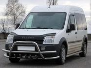 Ford Connect 2010–2013 Bullbar met dubbele buizen WT003-Plus-2 (RVS) foto 1