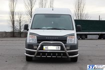 Ford Connect 2010–2013 Bullbar met dubbele buizen WT003-Plus-2 (RVS) foto 2