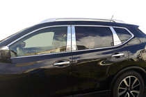 Nissan X-trail T32/Rogue 2014–2021 Chroom stijlbekleding (RVS) foto 1