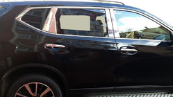 Nissan X-trail T32/Rogue 2014–2021 Chroom stijlbekleding (RVS) foto 2