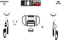 Mercedes Vito/V-klasse W447 2014– Dashboard sierlijsten Houtlook foto 6