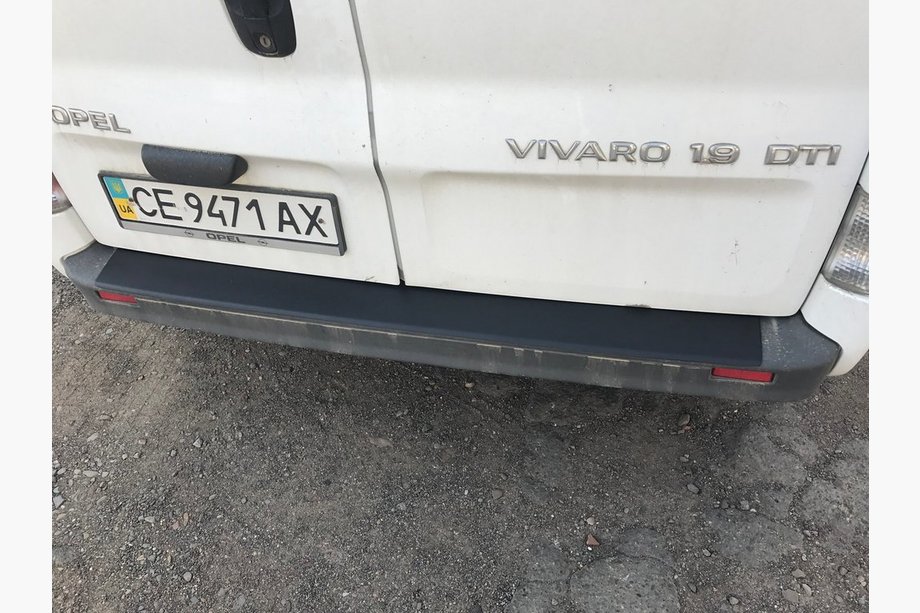 Renault Trafic 2001–2015 Achterbumperbeschermer DDU (ABS) Foto 2