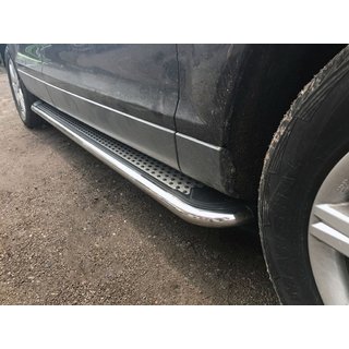 Zijtreden Maydos V2 (2 st., aluminium/RVS) Audi Q7 2005–2015 foto 1