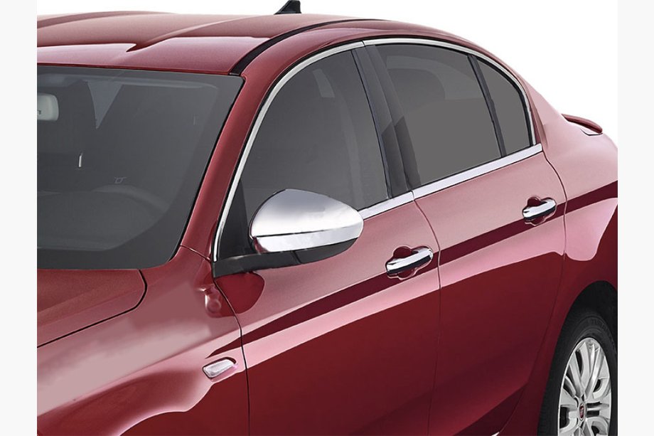 Fiat Tipo 2016– Onderste raamlijsten chroom (RVS) OmsaLine SW (6 stuks) Image