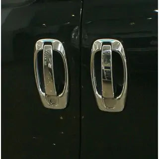 RVS deurgreepcovers + omlijsting (8-delig) foto 3