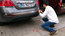 Fiat Linea 2006–2018 RVS sierlijsten achterbumper achterrand (2012↗, 3-delig) foto 3