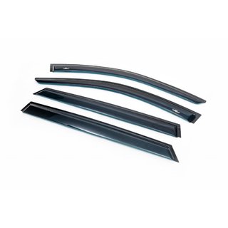 Raamdeflectoren SW (4 stuks, HIC) Mercedes E-klasse W212 2009–2016 foto 1