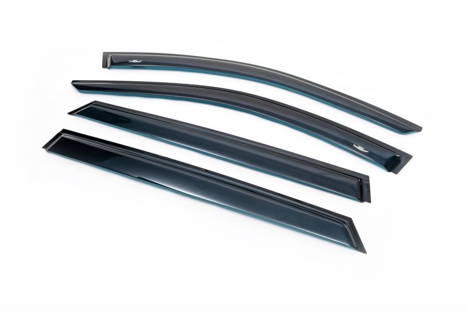 Mercedes E-klasse W212 2009–2016 Raamdeflectoren SW (4 stuks, HIC) Image