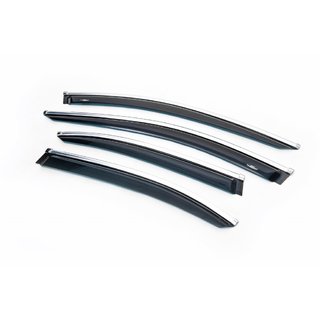 Raamwindschermen met chroomstrip SD (4 st., HIC) Mercedes E-сlass W213 2016–2023 foto 1