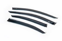 Mercedes E-class W213 2016–2023 Raamwindschermen met chroomstrip SD (4 st., HIC) foto 1