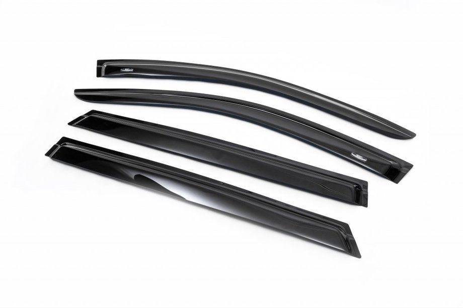Mercedes E-class W211 2002–2009 Raamdeflectoren SW (4 stuks, HIC) Foto 7