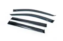 Jeep Cherokee KL 2013– Raamdeflectors met chroomstrip (4 stuks, HIC) foto 1