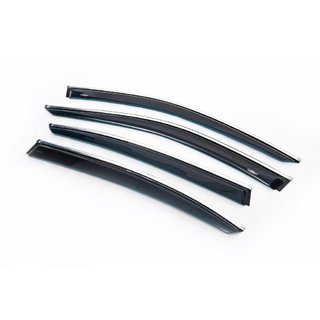 Raamwindschermen met chroomstrip SD (4 st., HIC) Volkswagen Passat B8 2015–2023 foto 1