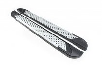 Dacia Logan MCV 2004–2014 Side steps X5-type (set van 2, aluminium) foto 2