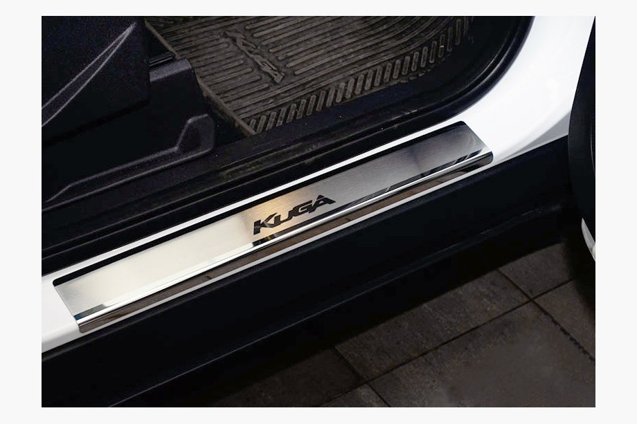 Ford Kuga/Escape 2013–2019 Nataniko RVS dorpellijsten (set van 4) Standaard - Lohmann-tape, 0,5 mm Image