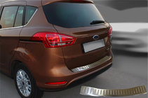 Ford B-Max 2012–2017 OmsaLine rvs chromen achterbumperbeschermer foto 1