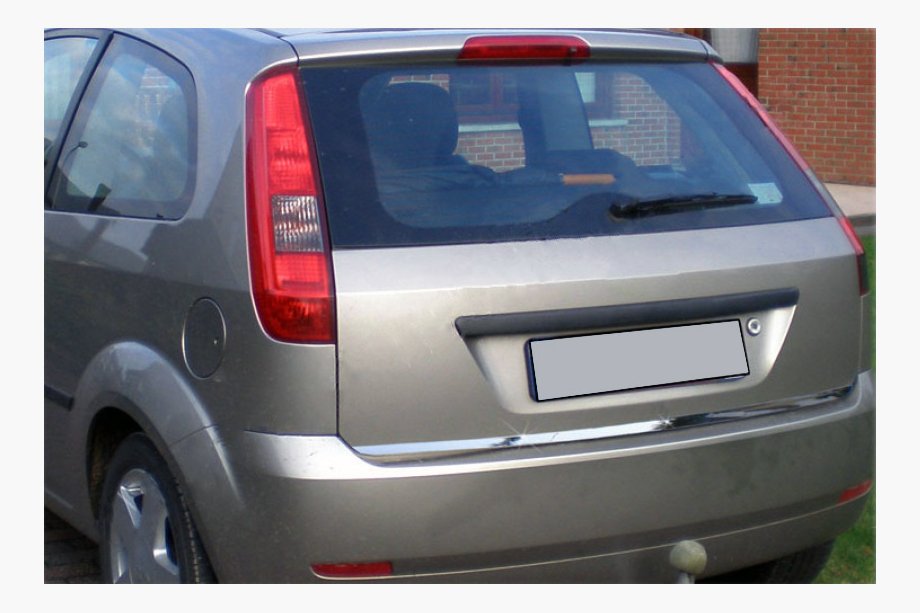 Ford Fiesta 2002–2008 Kofferkleprand (RVS) OmsaLine - Italiaans roestvrij staal Image