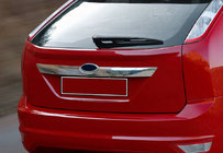 Ford Focus II 2008–2011 RVS sierlijst voor achterklep (HB) foto 1