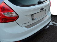Ford Focus III 2011–2017 Achterbumperbeschermer Natanika (RVS) 2011-2014, stationwagen foto 1