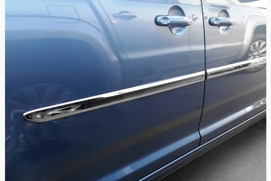 Volkswagen Caddy 2015–2020 RVS afdekkappen voor sierlijsten (korte wielbasis, 4 stuks) Image