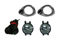 Ford Focus III 2011–2017 Mistlampen (2011-2015, halogeen) Chromen ring foto 1