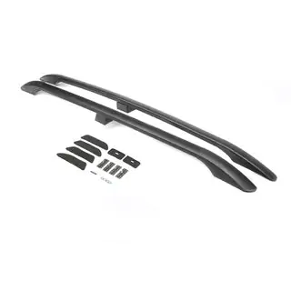 Zwarte dakrails, Turks design (2 stuks) Mitsubishi Pajero Wagon III 1999–2006 foto 1
