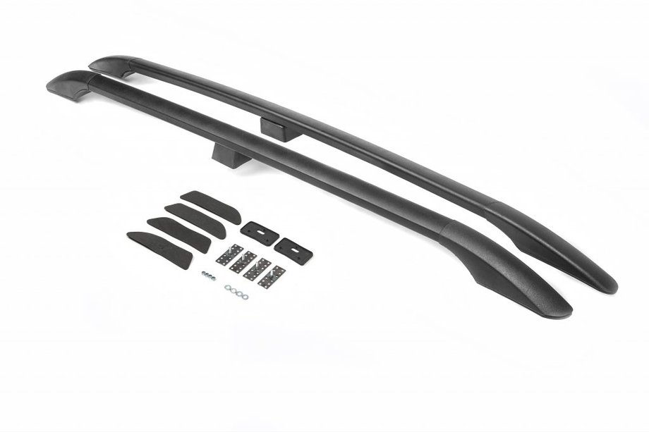 Mitsubishi Pajero Wagon IV 2006–2021 Zwarte dakrails, Turks design (2 stuks) Image