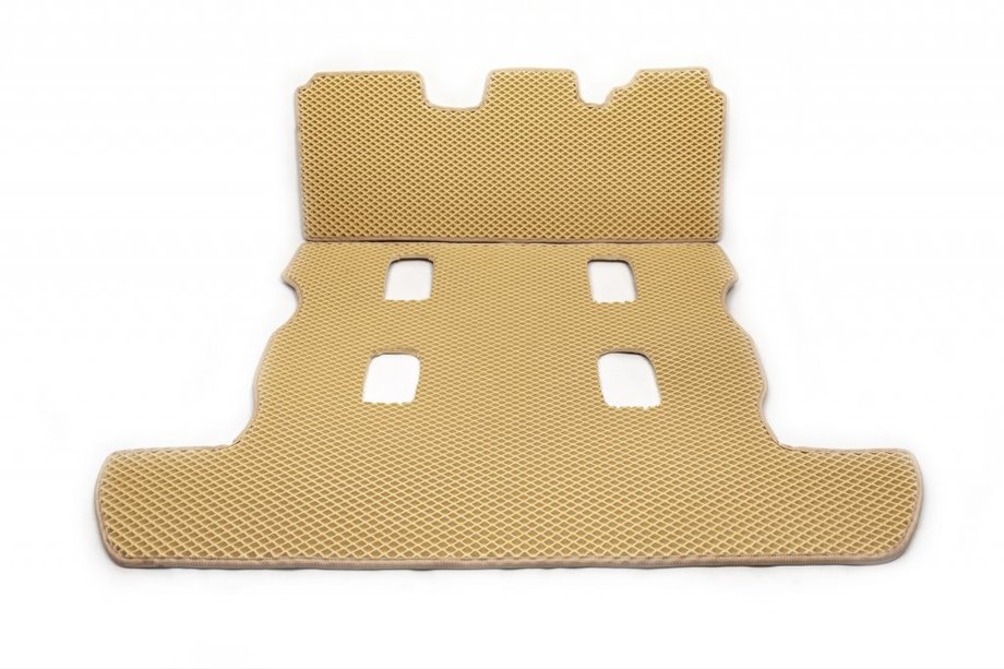 Toyota Land Cruiser 200 2007–2021 Kofferbakmatten 2 stuks (EVA, 7 zitplaatsen, beige) Image