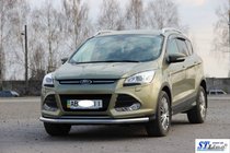 Ford Kuga/Escape 2013–2019 Frontbescherming ST008 (RVS) 51 mm foto 2