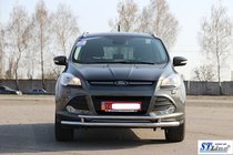 Ford Kuga/Escape 2013–2019 Voorbeschermbeugel ST014 (RVS) 60/42 mm foto 2